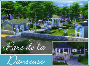 Sims 4 — Parc de la Danseuse (no CC) by Youlie25 — Sul Sul, Here an elegant and green park. Yours sims can stroll in the