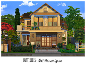 Sims 4 — 641 Hanamigawa by Ray_Sims — This house fully furnished and decorated, without custom content. This house has 2