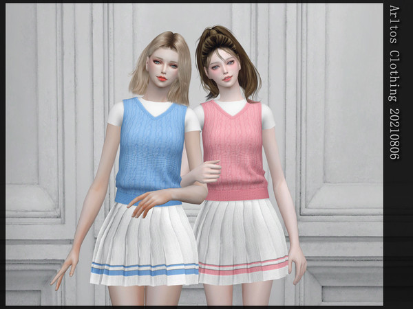 Sims 4 — Arltos Clothing 20210806 by Arltos — 7 colors. HQ compatible