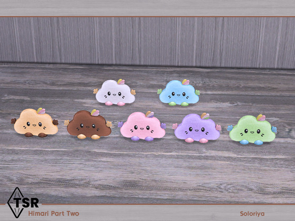 Sims 4 — Himari Part Two. Table Light, v2 by soloriya — Table light, cloud. Part of Himari Part Two set. 7 color