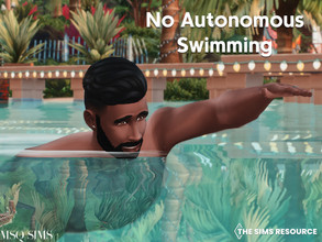 Sims 4 — No Autonomous Swimming by MSQSIMS — This mod will prevent your Sim from constantly swimming in pool and ocean.