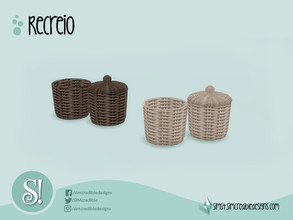 Sims 4 — Recreio Baskets by SIMcredible! — by SIMcredibledesigns.com available at TSR 2 colors variations