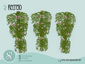 Sims 4 — Recreio Column with flower  by SIMcredible! — by SIMcredibledesigns.com available at TSR 3 colors variations
