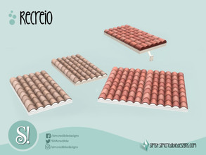Sims 4 — Recreio Roof by SIMcredible! — by SIMcredibledesigns.com available at TSR 2 colors + variations