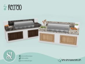 Sims 4 — Recreio BBQ by SIMcredible! — by SIMcredibledesigns.com available at TSR 2 colors variations