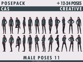 Sims 4 — Male poses 11 Posepack and CAS by HelgaTisha — Pose pack - Including 12-24 poses - All in one CAS - Creative