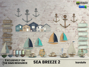 Sims 4 — Sea breeze 2 by kardofe — Second part of Sea Breeze, this time it's about decorative objects inspired by the