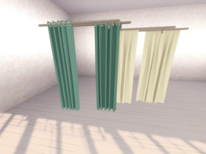 Sims 4 — Agata set by Ylka by Ylka — This set includes two types of curtains that have separate left and right sides.