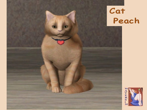 Sims 3 — ws Cat Peach by watersim44 — This is the friendly Cat Peach. - likes to go hunting - it is proud Gender: Male