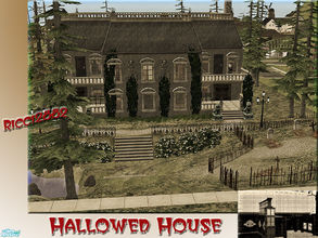Sims 2 — Hallowed House by TheNumbersWoman — Happy Halloween! Haunted, maybe, Spooky, YES, apartments for those with No