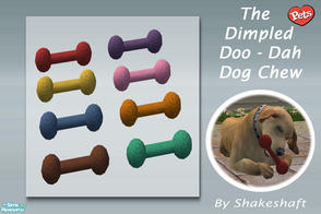 Sims 2 — The Dimpled Doo-Dah Dog Chew by Shakeshaft — A new mesh chew for your favourite pooch....set includes several