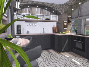 Sims 4 — Alyssa Kitchen by Suzz86 — Alyssa is a fully furnished and decorated Kitchen. Size: 5x7 Value: $ 15,800 Short