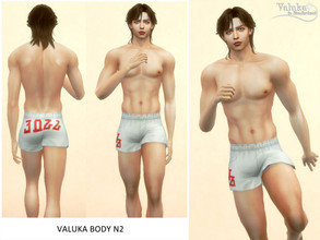 Sims 4 — Body N2 by Valuka — This is the new body preset for male from teen to elder. Custom thumbnail. Highly