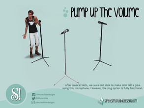 Sims 4 — Pump Of The Volume Microphone by SIMcredible! — by SIMcredibledesigns.com available at TSR 2 colors variations
