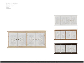 Sims 4 — Kalla bedroom - dresser by Severinka_ — Dresser From the set 'Kalla bedroom' Build / Buy category: Storage /