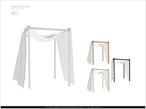 Sims 4 — Kalla bedroom - double bed canopy by Severinka_ — Double bed canopy From the set 'Kalla bedroom' Build / Buy