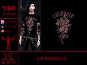 Sims 4 — Coldrain Shirt "Rose" by ditti309 — i hope you like it ^^