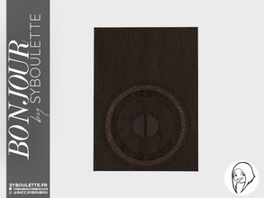 Sims 4 — Bonjour -  Textured Double door (medium) by Syboubou — This front door is a very sophisticated piece of art,