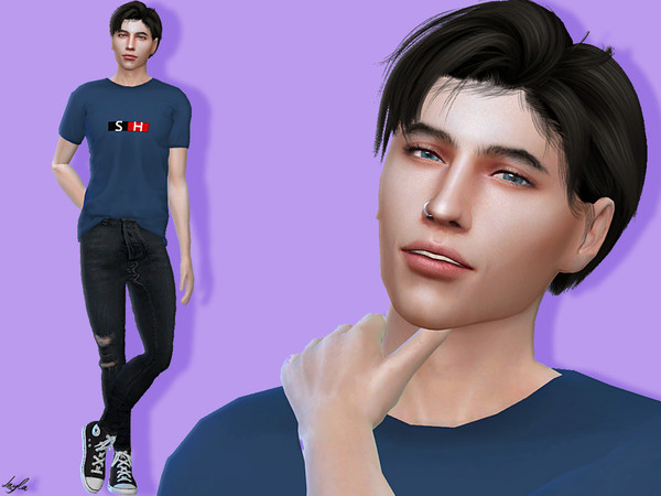 Sims 4 — Aaron McNeal by qLayla — Name: Aaron McNeal Age: Young Adult Traits: Childish,Geek,Genius Aspiration: Computer