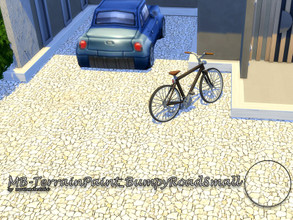 Sims 4 — MB-TerrainPaint_BumpyRoadSmall by matomibotaki — MB-TerrainPaint_BumpyRoadSmall Coarse stone slab terrain paint