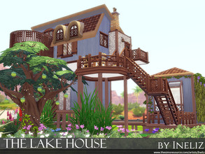 Sims 4 — The Lake House by Ineliz — The Lake House is a perfect getaway property for those sims that want to unite with