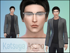 Sims 4 — Katsuya Asano by fransyung — SIM Details Name: Katsuya Asano Age Group: Young adult Gender: Male - Can use the