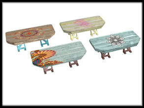 Sims 4 — Indian Summer Outdoor Living Table by seimar8 — Maxis match - Indian Summer - Outdoor Living - Table made with