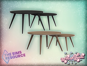 Sims 4 — Brymming - Coffee Table by ArwenKaboom — Base game coffee table in 5 recolors. You can find all items by