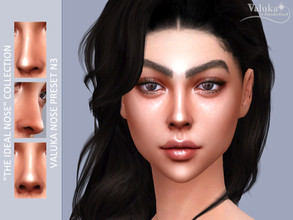 Sims 4 — Nose N3 by Valuka — Nose preset N3 for female from teen to elder.