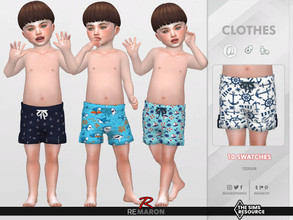 Sims 4 — Swim Shorts 01 for Toddler by remaron — Swim shorts for Toddler in The Sims 4 ReMaron_T_SwimShorts01 ==== NEW