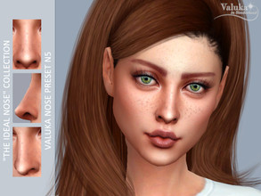 Sims 4 — Nose N5 by Valuka — Nose preset N5 for female from teen to elder.