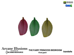 Sims 4 — Arcane Illusions_The fairy princess bedroom_Wall decoration by kardofe — Flower petal to decorate the walls, in