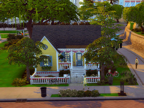 Sims 4 — Simple Cottage no cc by sgK452 — On a small lot a small simple house with all the comforts, it's up to you to
