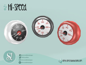 Sims 4 — Hi-Speed - inflatable speedometer pillow by SIMcredible! — by SIMcredibledesigns.com available at TSR 3 colors