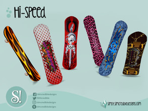 Sims 4 — Hi-speed skate by SIMcredible! — by SIMcredibledesigns.com available at TSR 6 colors variations