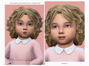 Sims 4 — Annabell Hairstyle - Toddler by -Merci- — New Maxis Match Hairstyle for Sims4. -For toddler. -Base Game