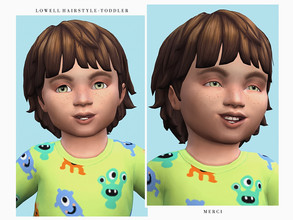 Sims 4 — Lowell Hairstyle - Toddler by -Merci- — New Maxis Match Hairstyle for Sims4. -For toddler. -Base Game