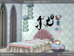 Sims 4 — Arcane Illusions - Bubble Dream Part.1 by Mincsims — This set is a part of "Arcane Illusions"
