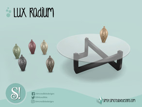 Sims 4 — Lux Radium Vase tiny by SIMcredible! — by SIMcredibledesigns.com available at TSR 6 colors variations