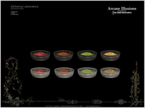 Sims 4 — ArcaneIllusions AlchemyLab - ingredients bowl by Severinka_ — Ingredients bowl From the set 'Alchemy Laboratory'