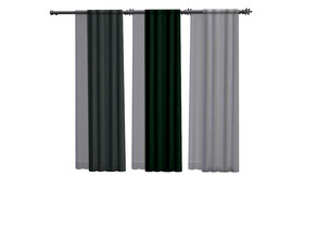 Sims 4 — Back To Nature Curtains Right by seimar8 — Maxis match curtains in nature green colors Base Game