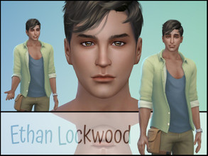 Sims 4 — Ethan Lockwood by fransyung — SIM Details Name: Ethan Lockwood Age Group: Young adult Gender: Male - Can use the