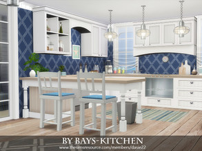 Sims 4 — BY BAYS-KITCHEN by dasie22 — BY BAYS-KITCHEN is a coastal room with a touch of Hamptons style. Please, use code