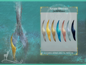 Sims 4 — Arcane Illusions _ Accessories Merman Lunae /Tail Protector by DanSimsFantasy — This protector fits the main fin
