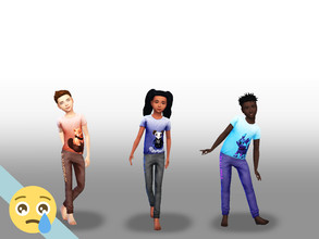 Sims 4 — Voidcritter Pjs (Pt.3) by cryiingemoji — Part three of three for my Voidcritter pjs sets! There are six