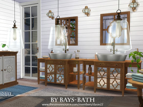 Sims 4 — BY BAYS-BATH by dasie22 — BY BAYS-BATH is a coastal bathroom with a touch of Hamptons style. Please, use code