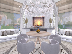 Sims 4 — Felicity by Suzz86 — Felicity is a fully furnished and decorated diningroom. Size: 6x6 Value: $ 13,200 Short