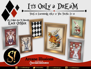 Sims 4 — Arcane Illusions - It's only a dream - Painting 1 by SIMcredible! — "This is impossible only if you think