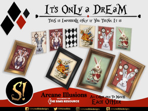 Sims 4 — Arcane Illusions - It's only a dream - Painting 2 by SIMcredible! — "This is impossible only if you think