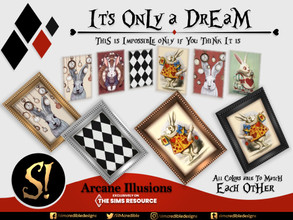 Sims 4 — Arcane Illusions - It's only a dream - Painting 3 by SIMcredible! — "This is impossible only if you think